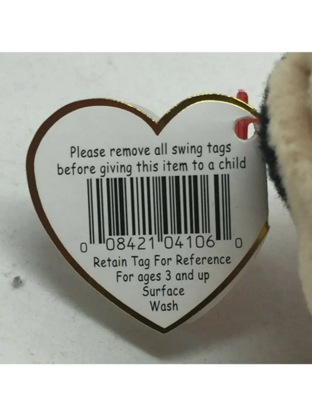 Ty Original Beanie Baby Pugsly Pug Dog Tan Plush Stuffed Animal W Tag May 2 1996